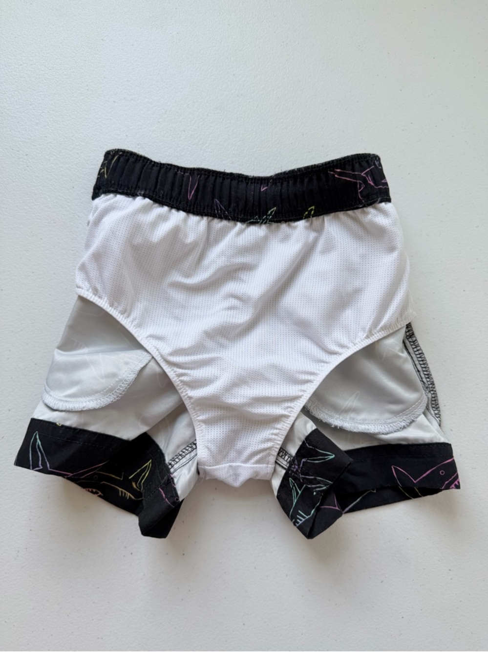 Hanna Andersson Ombré Shark Swim Set Long Sleeve Rash Guard & Trunks 90 (3) - Picture 5 of 7